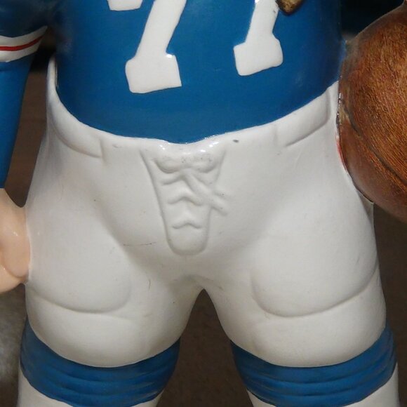 NFL Vintage 70's Dallas Cowboys Ceramic Figure 11" In-graved, Atlantic Mold 1/73 - Picture 8 of 16